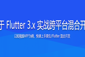 基于 Flutter 3.x 仿抖音跨平台混合开发