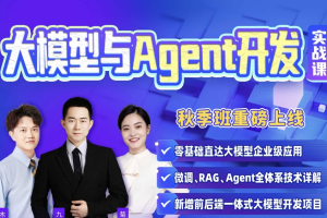 九天菜菜2025年大模型与agent开发课（新）